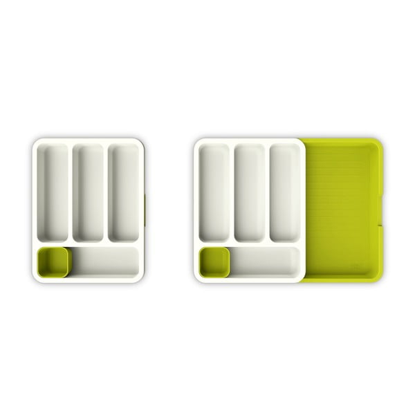 Cassetto portaposate bianco e verde Conservare il cassetto portaposate DrawerStore™ - Joseph Joseph-image-2