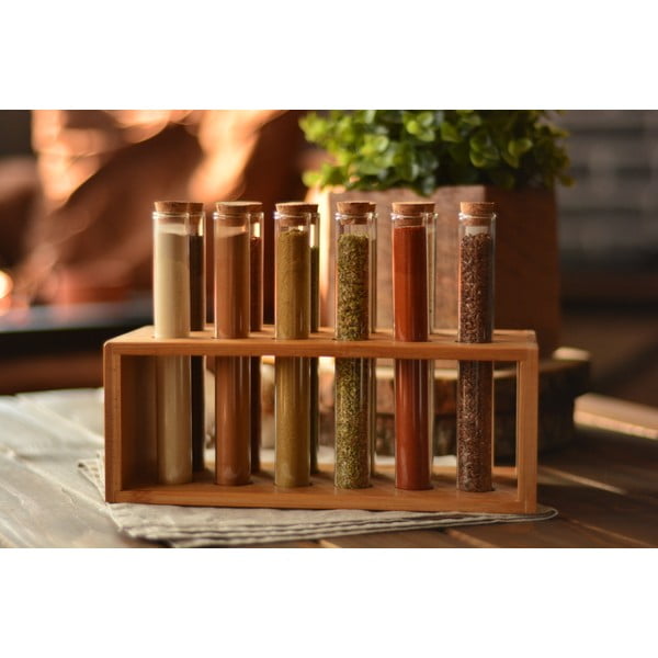 Set di 12 spezie con supporto Vanilla - Bambum-image-4