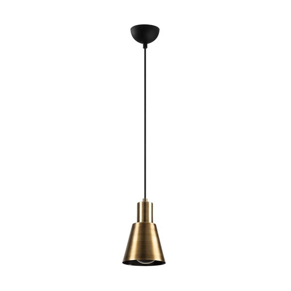 Lampadario nero/dorato ø 14 cm Kem – Opviq lights