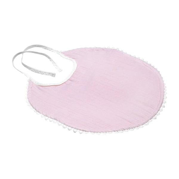 Bavaglino in mussola rosa London - Kindsgut-image-2