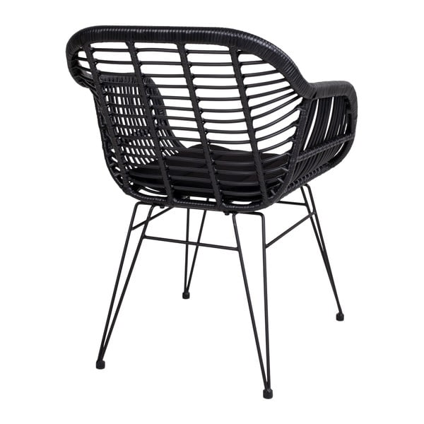 Set di 2 poltrone da esterno in rattan con cuscino Trieste - House Nordic-image-2