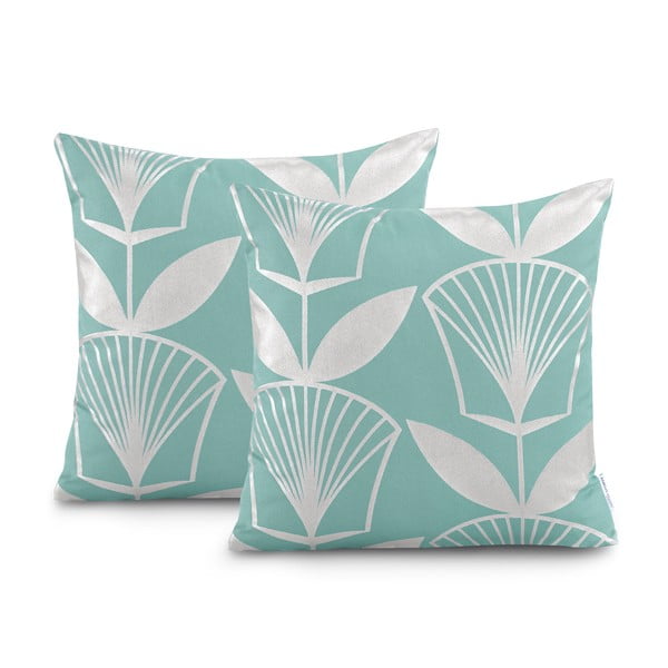 Federe in set da 2 45x45 cm Oxford Floris - AmeliaHome-image-1