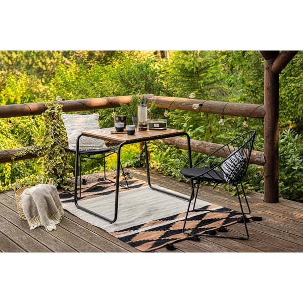 Set di 2 sedie da giardino nere Coco - Bonami Selection-image-1