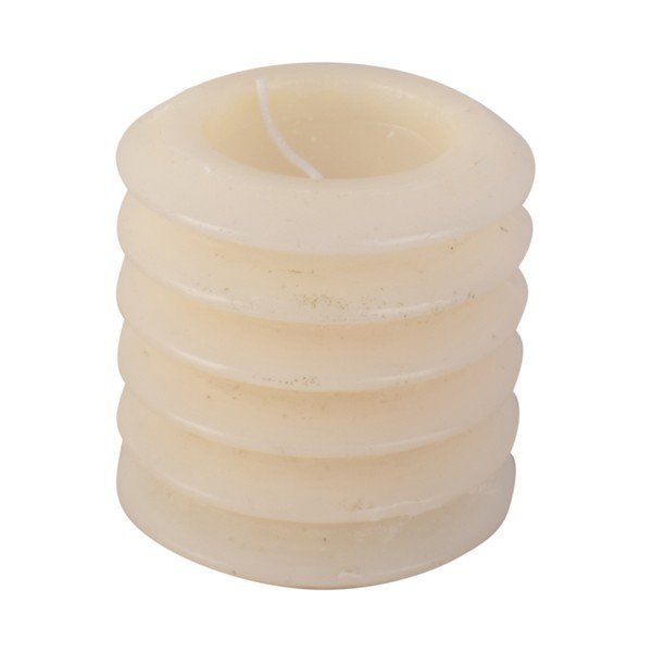 Candela crema a strati, altezza 7,5 cm Layered Circles - PT LIVING