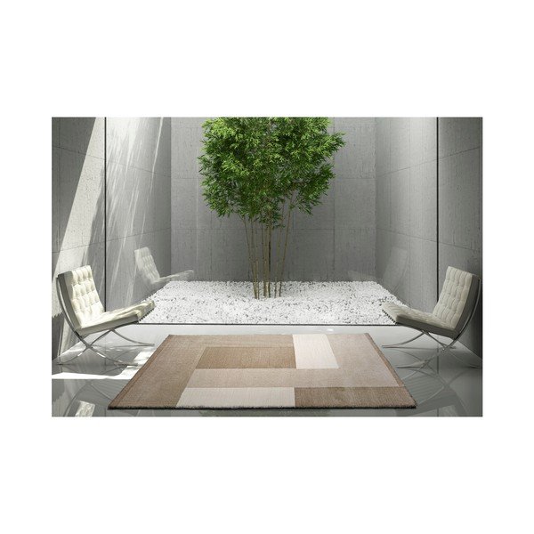Tappeto beige Tanum Blocks, 160 x 230 cm - Universal-image-1