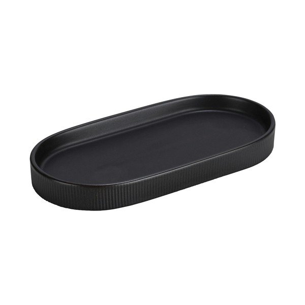 Organizer da bagno nero in ceramica Fablo – Wenko