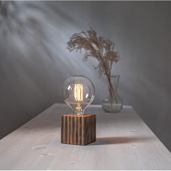 Piede di lampada marrone 10 cm Box - Star Trading-image-3