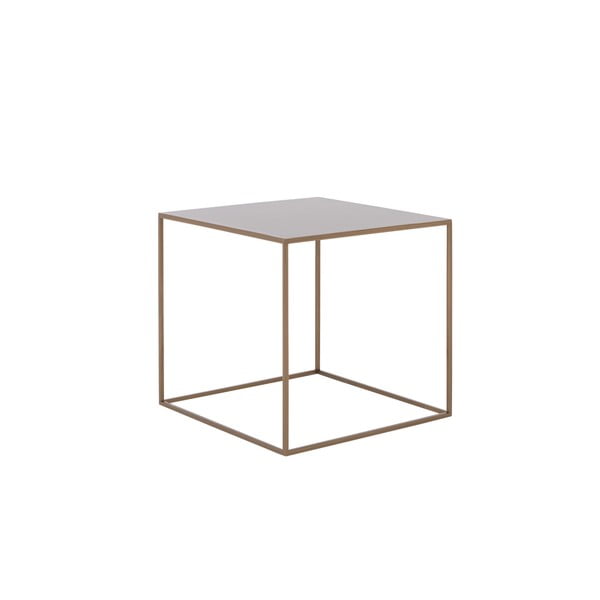 Tavolino in metallo color oro , 50 x 50 cm Tensio - CustomForm