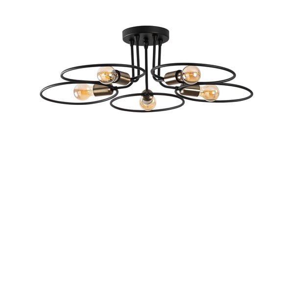 Plafoniera nera Circle – Opviq lights