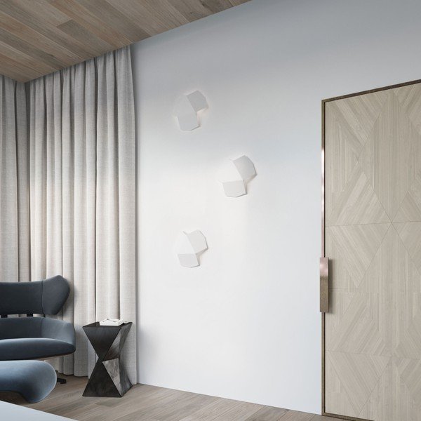 Lampada da parete bianca Hiru - Sollux-image-1