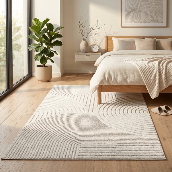 Tappeto crema 120x170 cm Whirl - ESTE-image-4
