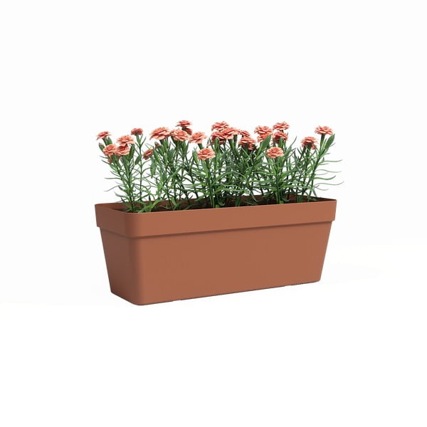 Fioriera sospesa autoinnaffiante in plastica riciclata 50 cm Capri - Artevasi-image-1