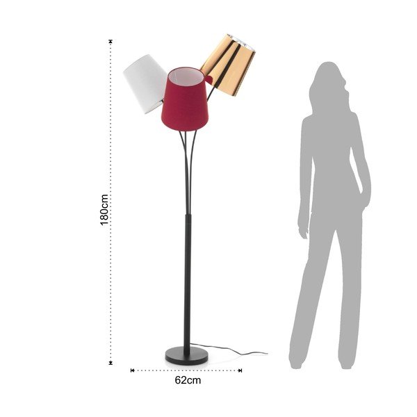 Lampada da terra 180 cm Tris - Tomasucci-image-2