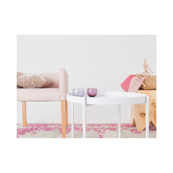 Tavolino bianco Custom Form Hanna, ⌀ 60 cm - CustomForm-image-3