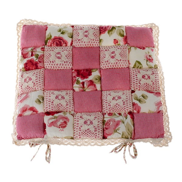 Podsedák Dakls Patchwork Rojo, 40 x 40 cm