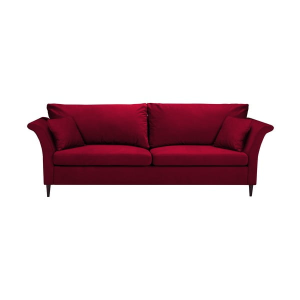 Divano letto rosso con contenitore Pivoine - Mazzini Sofas