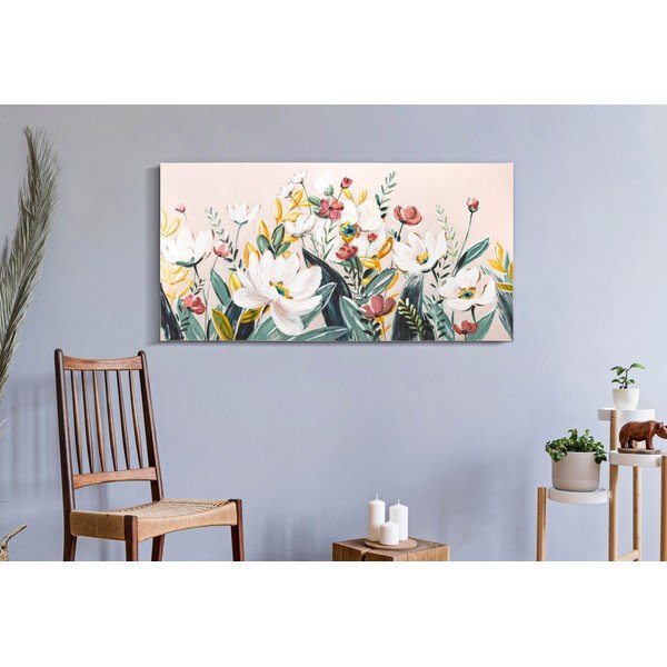 Quadro dipinto a mano 60x120 cm Florville - Mauro Ferretti-image-1