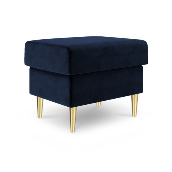 Pouf Muguet blu, 60 x 45 cm - Mazzini Sofas