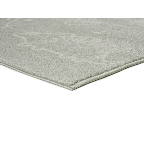 Tappeto per bambini verde chiaro 120x170 cm Beats - Universal-image-2