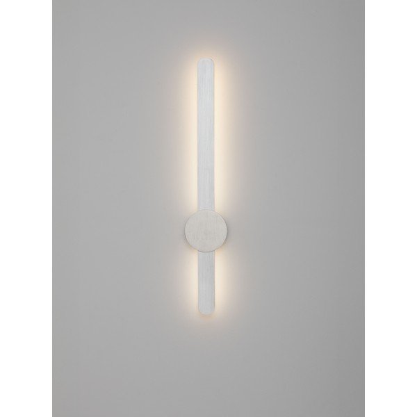 Lampada da parete LED color argento opaco in alluminio Norei – Nova Luce-image-3