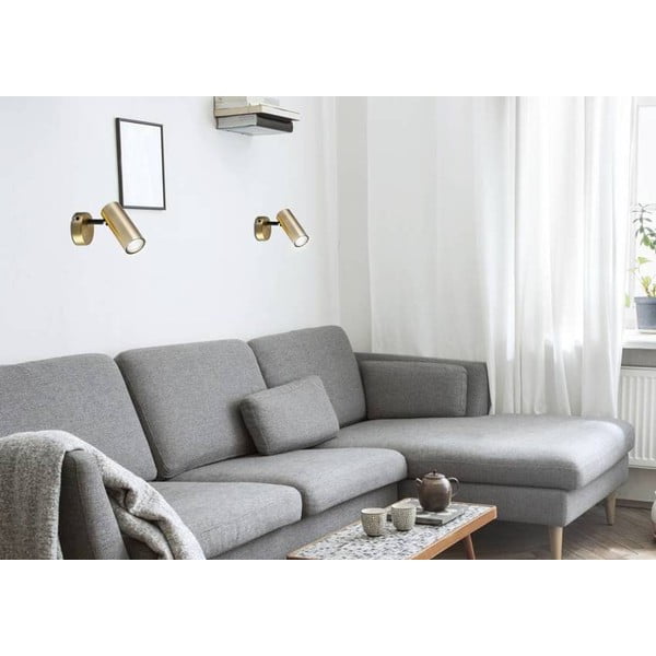 Faretto dorato in metallo 8x16 cm Colly – Candellux Lighting-image-3