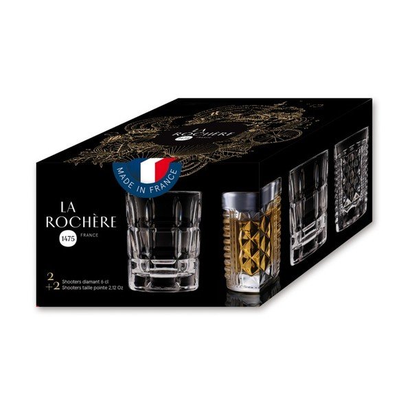 Set di 4 bicchieri La Rochère, 60 ml Assortis - La Rochére-image-2