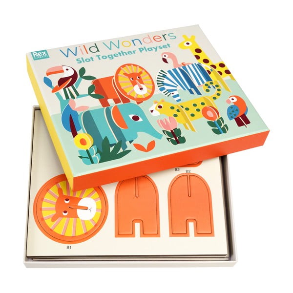 Gioco pieghevole in legno Wild Wonders - Rex London-image-4
