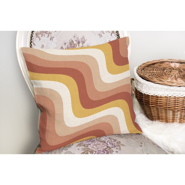 Federa decorativa 43x43 cm Creamy Strawberry Swirl – Mila Home-image-1