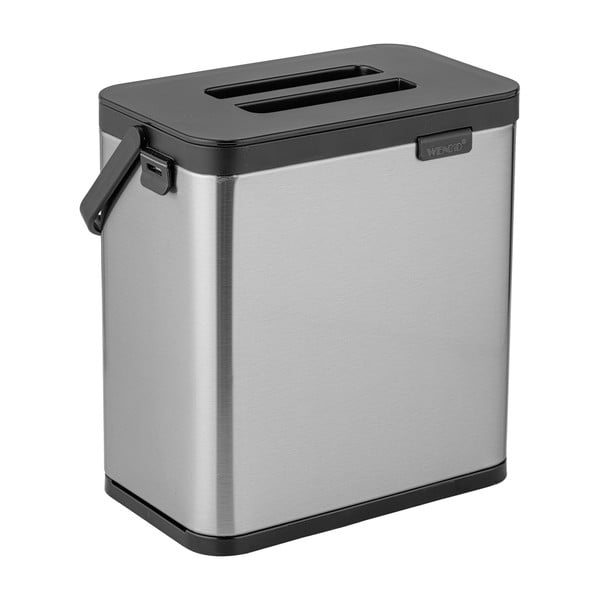 Bidone per l'umido color argento opaco 3 l Colin – Wenko