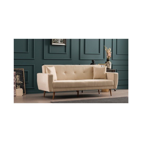 Divano letto crema Vivalde - Balcab Home-image-2