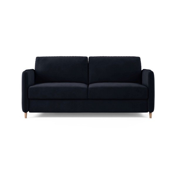 Divano blu per il riposo quotidiano con rivestimento in velluto 184 cm – Micadoni 