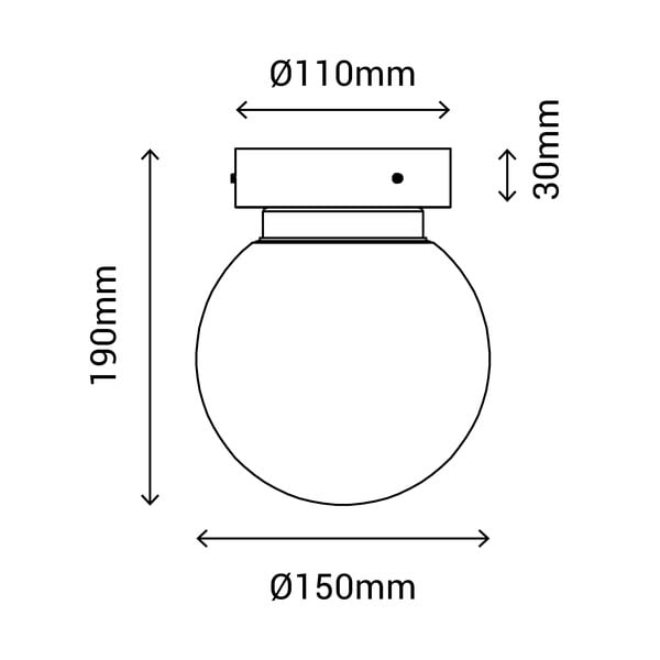 Lampada da soffitto , ø 14 cm Sena - SULION-image-3