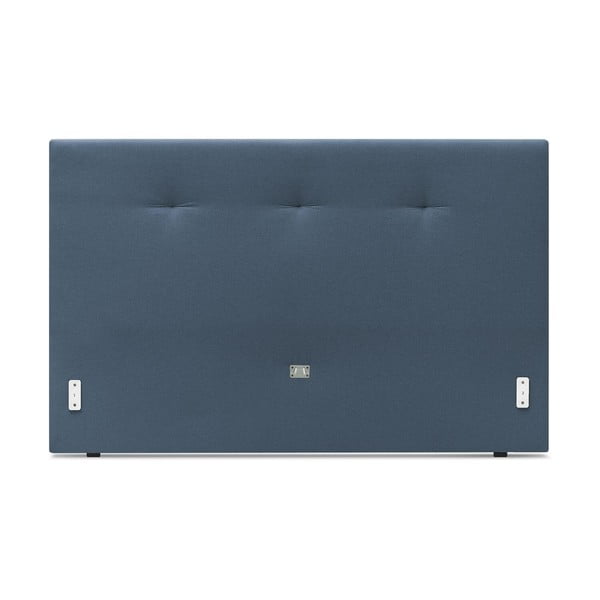 Letto matrimoniale imbottito blu con griglia 160x200 cm Tory - Bobochic Paris-image-3