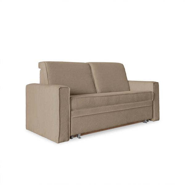 Divano letto beige 168 cm Lucky Lucy - Miuform