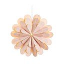 Decorazione luminosa natalizia rosa da appendere Marigold - Markslöjd