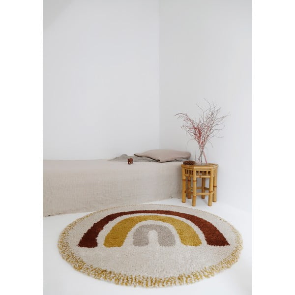 Tappeto per bambini , ø 120 cm Bohemian Rainbow - Nattiot-image-2