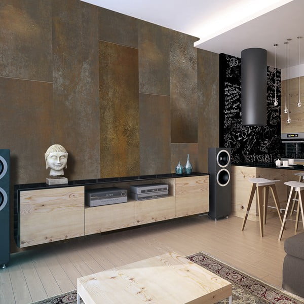 Carta da parati in rotolo Bimago Basilisk, 0,5 x 10 m Golden Basilisk - Artgeist-image-1