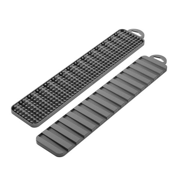 Tappetino scolapiatti grigio in plastica 42x8 cm Gravity – Metaltex