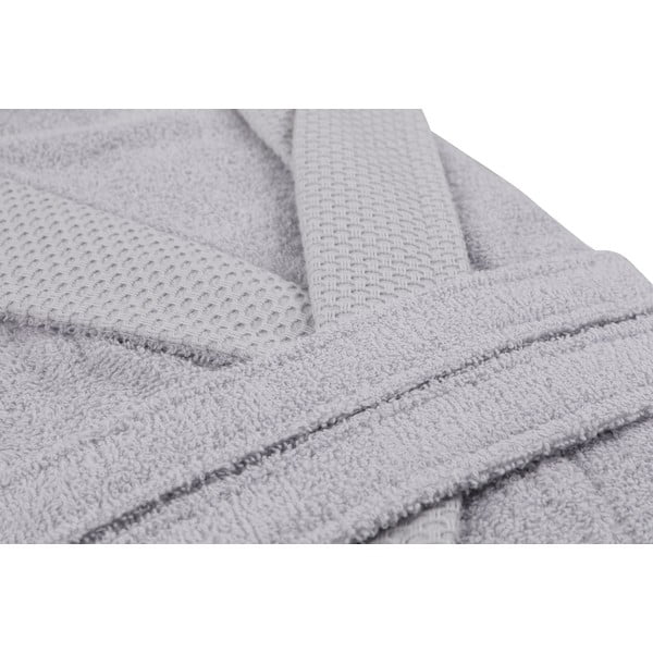 Accappatoio in cotone grigio taglia M Cappa - Foutastic-image-1