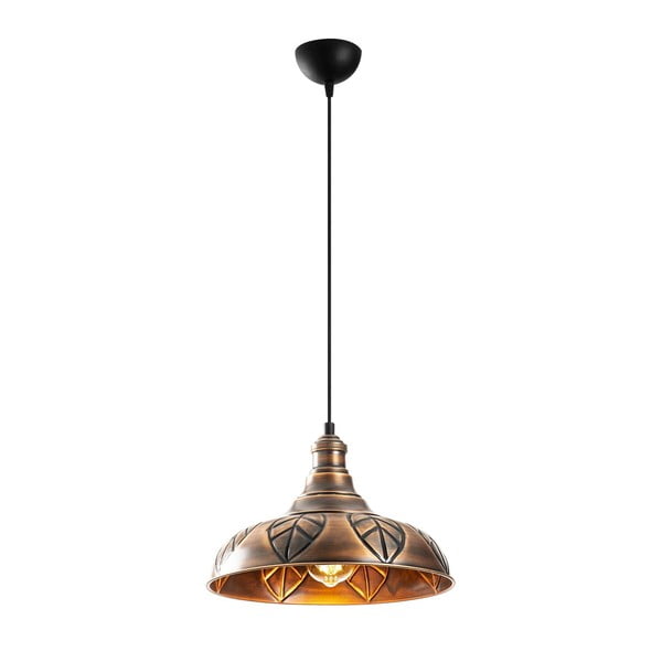 Lampadario color bronzo con paralume in metallo ø 31 cm Chandelier – Opviq lights-image-2