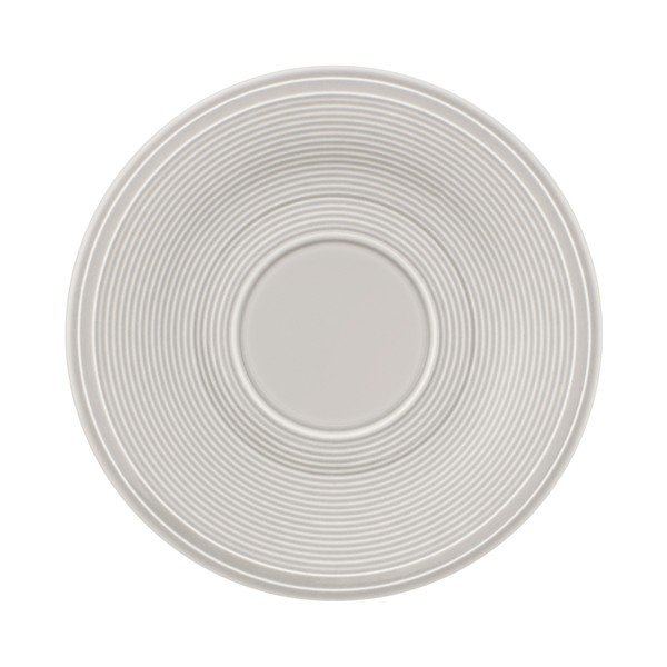 Piattino in porcellana bianca e grigia Villeroy & Boch , ø 15,5 cm Like Color Loop - like | Villeroy & Boch