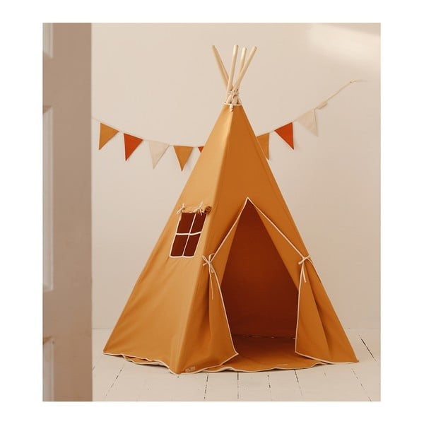 Tenda teepee per bambini Ochre - Moi Mili-image-2