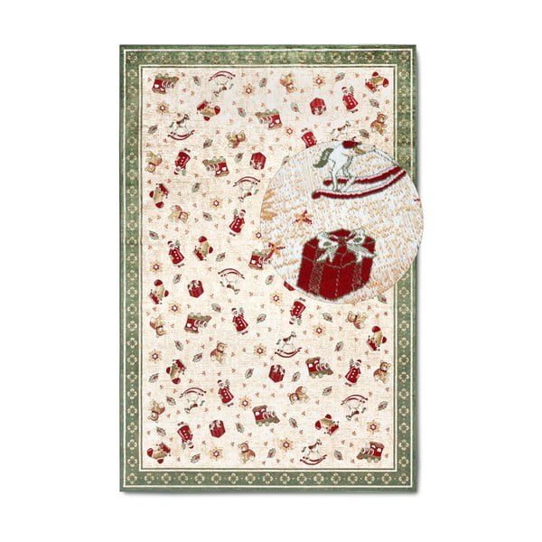 Tappeto verde natalizio in cotone 160x230 cm Toy's Delight Green Christmas - Villeroy&Boch