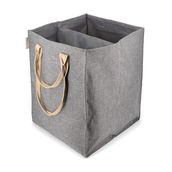 Cesta per il bucato grigia in tessuto 71 l Laundry Hub Tweed duplo – Rolser