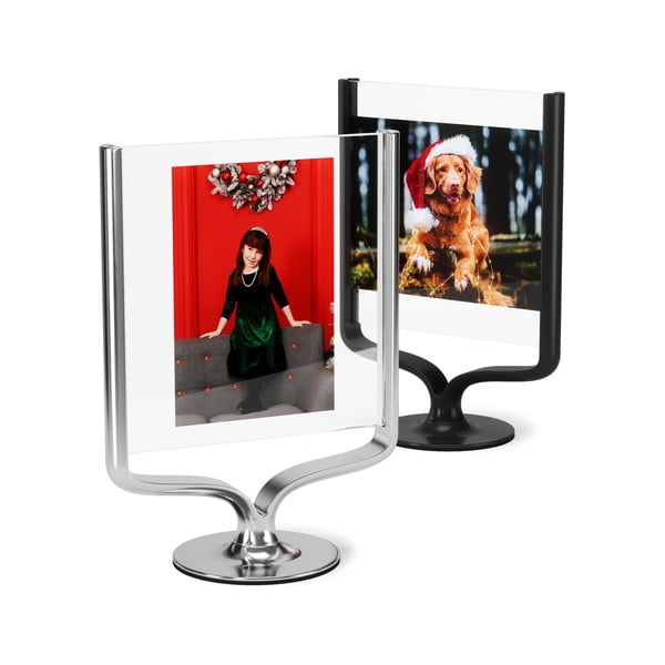 Cornice in metallo di colore argento 18x25 cm Wishbone - Umbra-image-3