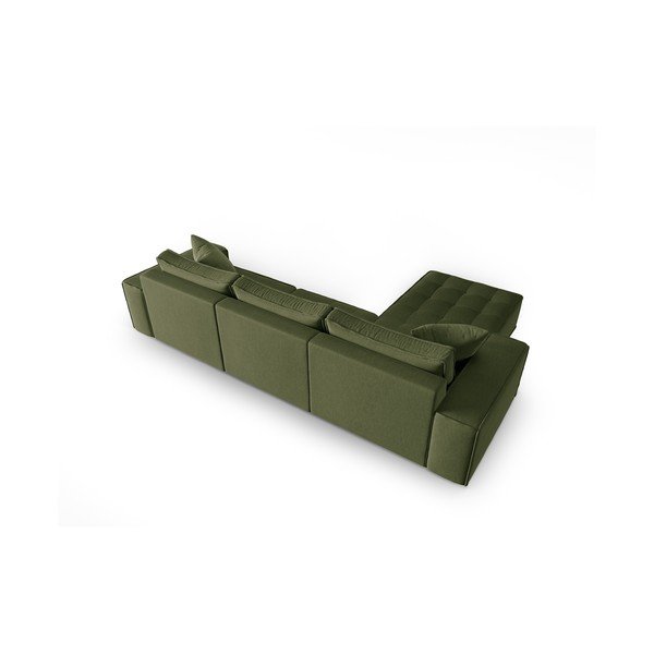 Divano angolare verde (angolo sinistro) Mike - Micadoni Home-image-4