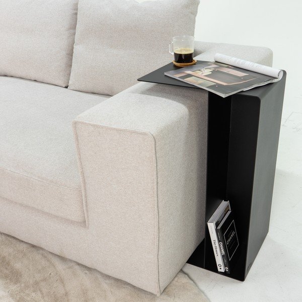 Tavolino in acciaio 40x30 cm Slide High – Spinder Design-image-1