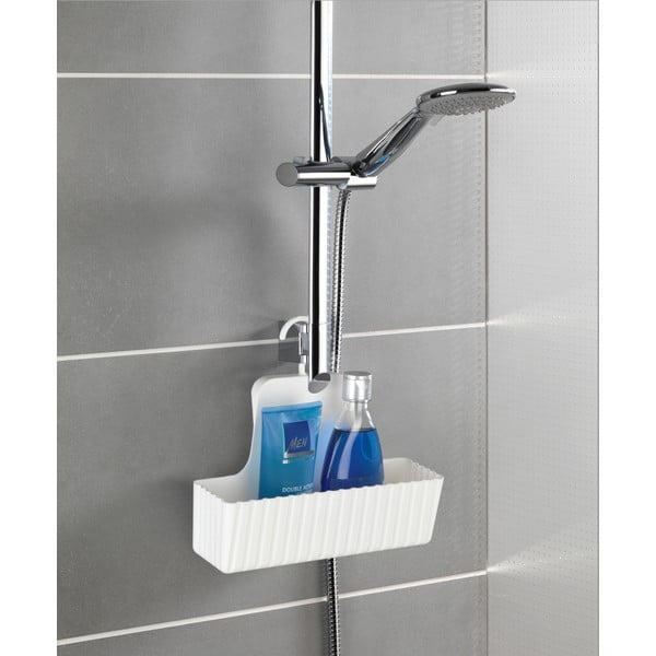 Supporto bianco per bagno da appendere Minas - Allstar-image-4