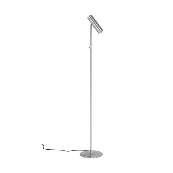 Lampada da terra argentata (altezza totale 150 cm) Paris – House Nordic