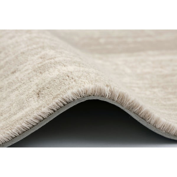 Tappeto beige in lana 160x240 cm Agnus Brush Lines – Agnella-image-3